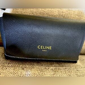Celine Bold Black Square Sunglasses